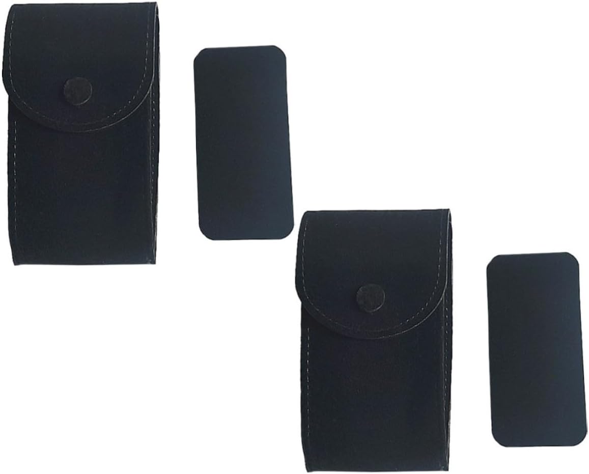 Watch Small Portable with Jewelry Bag and 2pcs Pouch Storage Scratch Resistance Flannel Material, Compact Organizer for Travel Watches Accessories