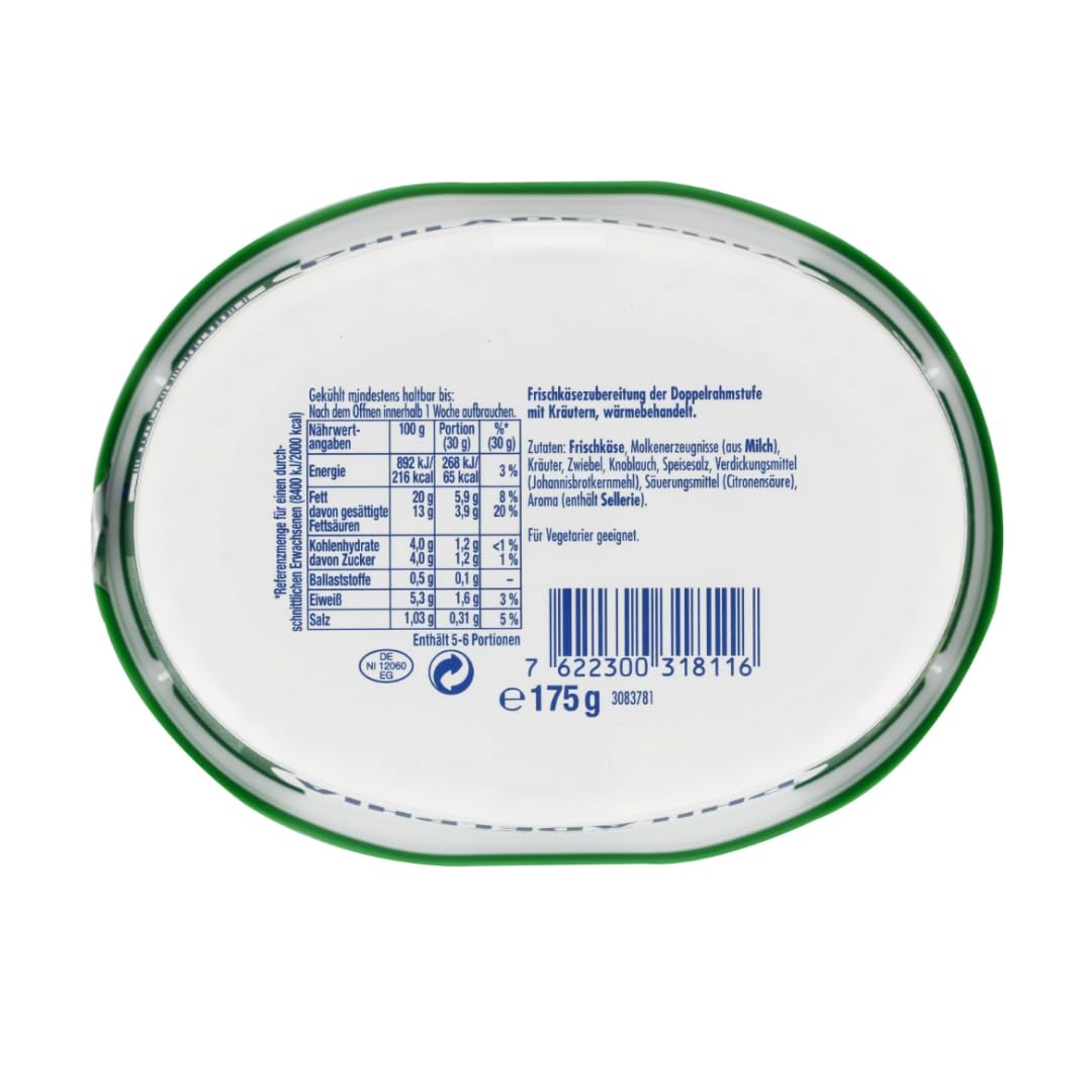 Mit Pufai Grocery, Philadelphia Frischkäse Kräuter Kräuterkäse Frischkäse 175 gramm x 4 STÜCK [Frischegarantie]