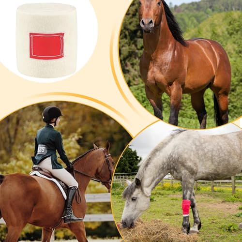 Bandage vétérinaire pour cheval flexible et élastique pour un soutien optimal