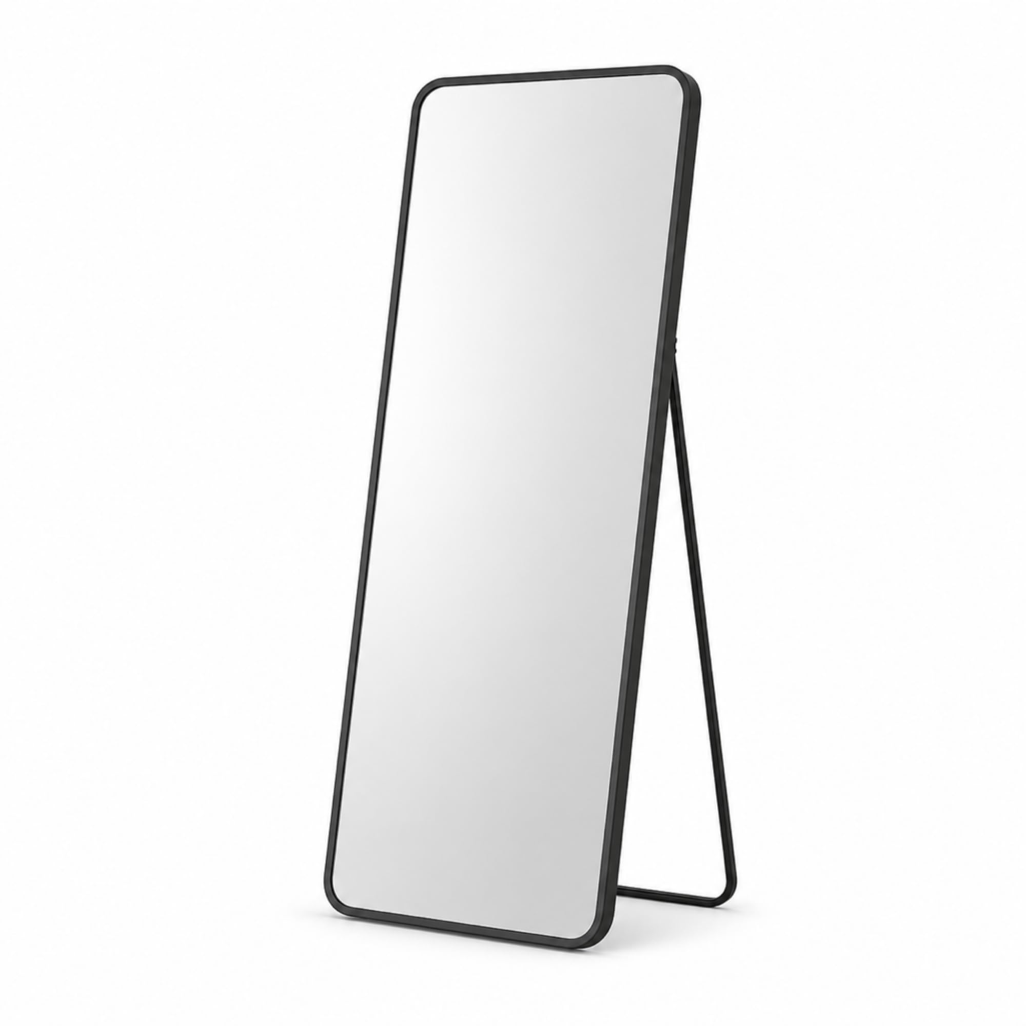 Espejo Grande de Pie, Cuerpo Completo【170 x 70 cm】con Soporte para Colgar o Apoyar en la Pared, Marco de Aleación de Aluminio | Ideal para Vestidor, Sala, Dormitorio