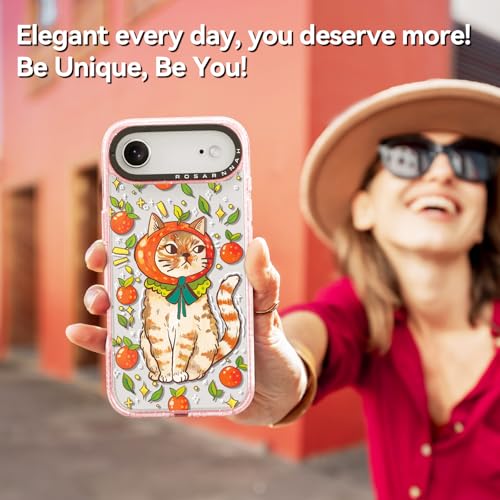 Coque iPhone Air durable et résistante aux chocs motif chat rose - 7