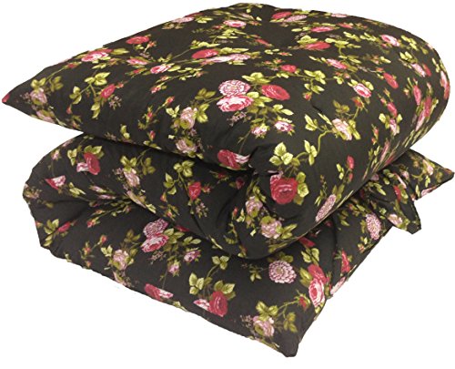 D&D Futon Burgundy Floor Futon Mattress Red Rose Black