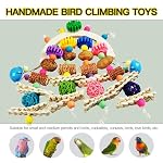 Bird Toys - Natural Corncob Wooden Mango Solid Chew Toys for Small & Medium Parrots, African Greys, Cockatiels, Lovebirds - Image 5