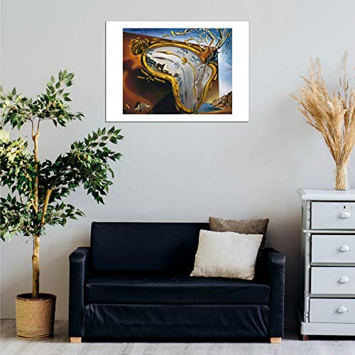 Impression d'art encadrée Salvador Dali Soft Watch authentique - 2