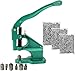 Produktbild FreeTec Handpresse Maschine Ösenstanze Nietenpresse Druckknopfpresse Handpresse Nieten Ösen, 3 austauschbaren Matrizen(#0#2#4) mit 1500 Stk. silbernen Ösen