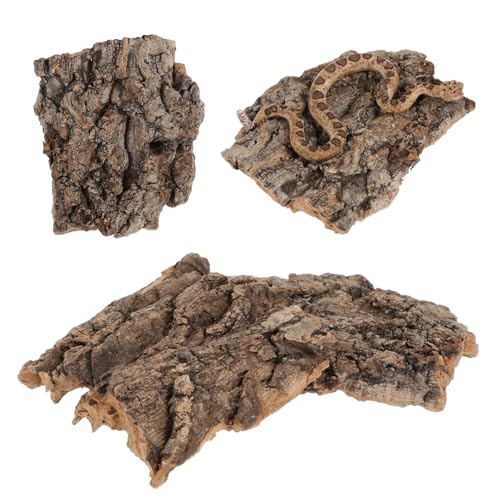 Toddmomy - Toddmomy 4 Pièces Terrarium Écorce De Liège Reptile Écorce d'arbre Tortue Plate-Forme d'escalade Reptile Cacher Écorce d'escalade (Forme Aléatoire)