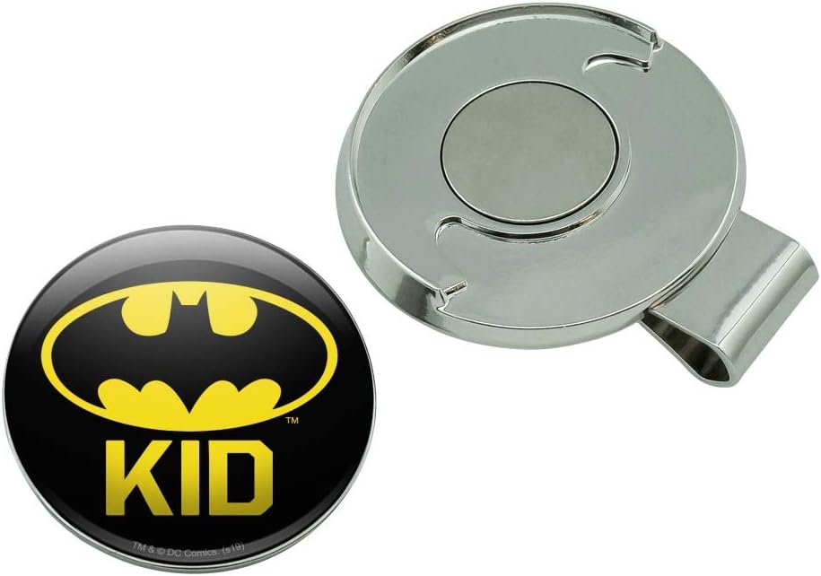 review GRAPHICS & MORE Batman Bat Kid Shield Logo Golf Hat Clip with Magnetic Ball Marker
