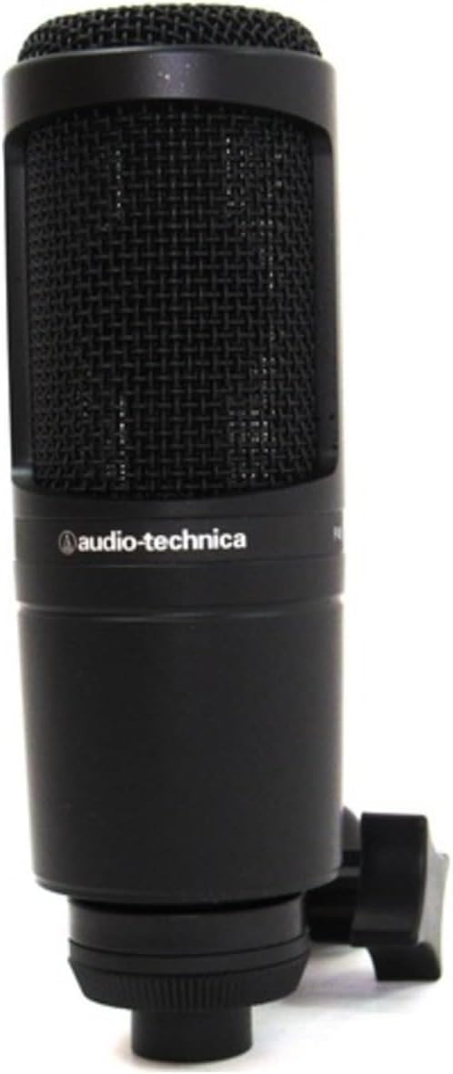 Audio-Technica AT2020 Cardioid Condenser Microphone (Renewed)
