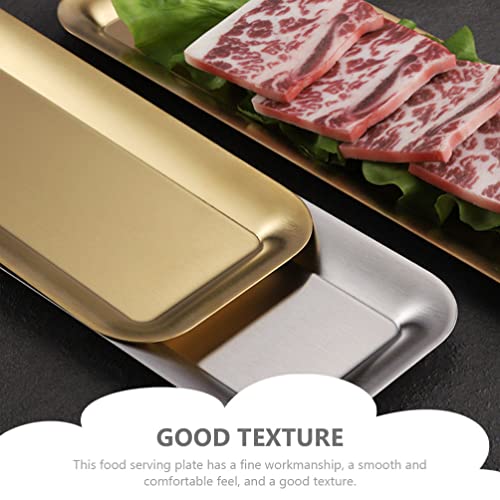 Plato Rectangular de Acero Inoxidable Zerodeko miniatura 5