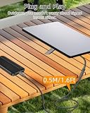 YANBORONSN Kabel zasilający 100 W PD USB C na Mini DC 5,5 mm x 2,1 mm, przedłużacz 18AWG Mini DC 5521 żeński na typ C męski 20 V 5A (2 sztuki, 0,5 M)