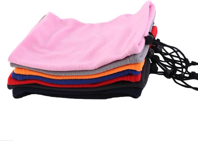 Kids winter polar fleece Warmer multifunctional Cover Adjustable drawstring neck cover winter warm ski neck cover