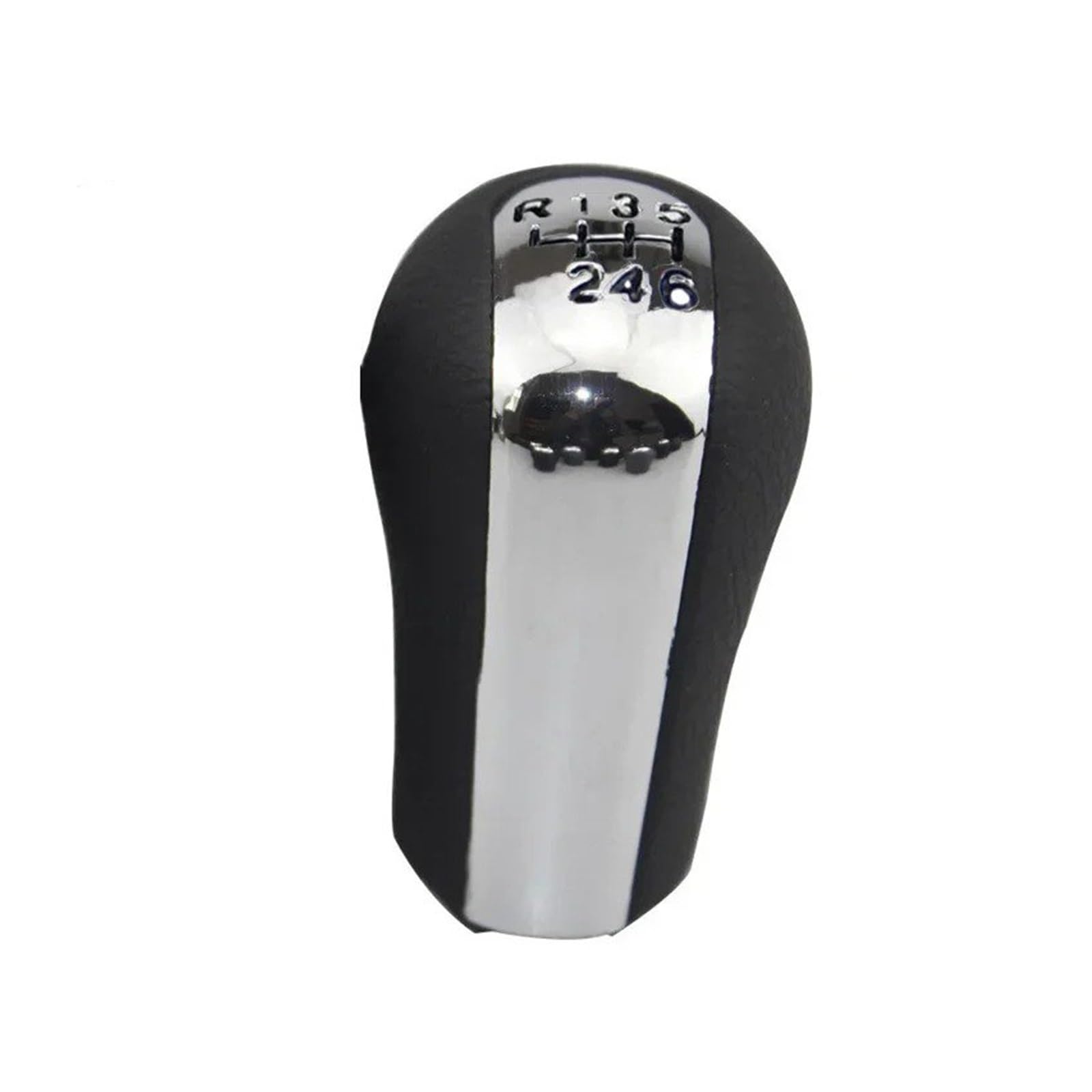 Vavgkdkpzb A-6 Speed Mirror Shifter Lever Handle For Toyota For Yaris For Vitz 1999-2005 Car Gear Shift Knob Lever Handball Dust Gaiter(A-6 Speed Mirror)