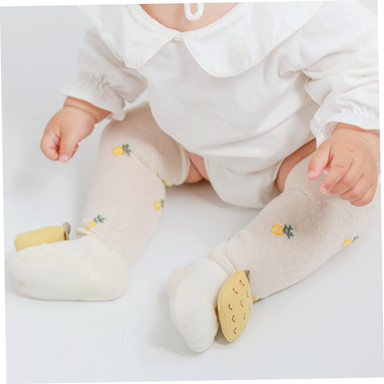 OUNONA 1pair Comfortable Breathable Newborn Socks Mosquito Girl Sleepers Soft Floor Socks for Boy