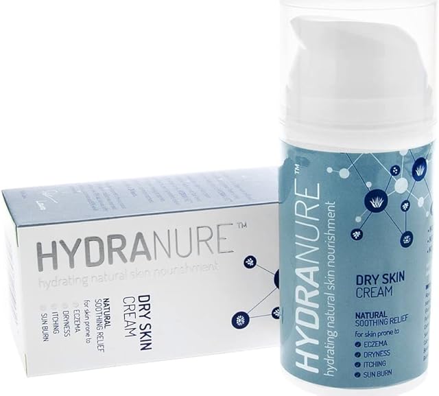 HydraNure Natural Organic Eczema Cream & Treatment for Babies & Adults-Cools Soothes Repairs & Protects Baby's Skin by Parents for Baby Eczema & Dry Itchy Skin Adult Eczema Psoriasis Sunburn (100ml)
