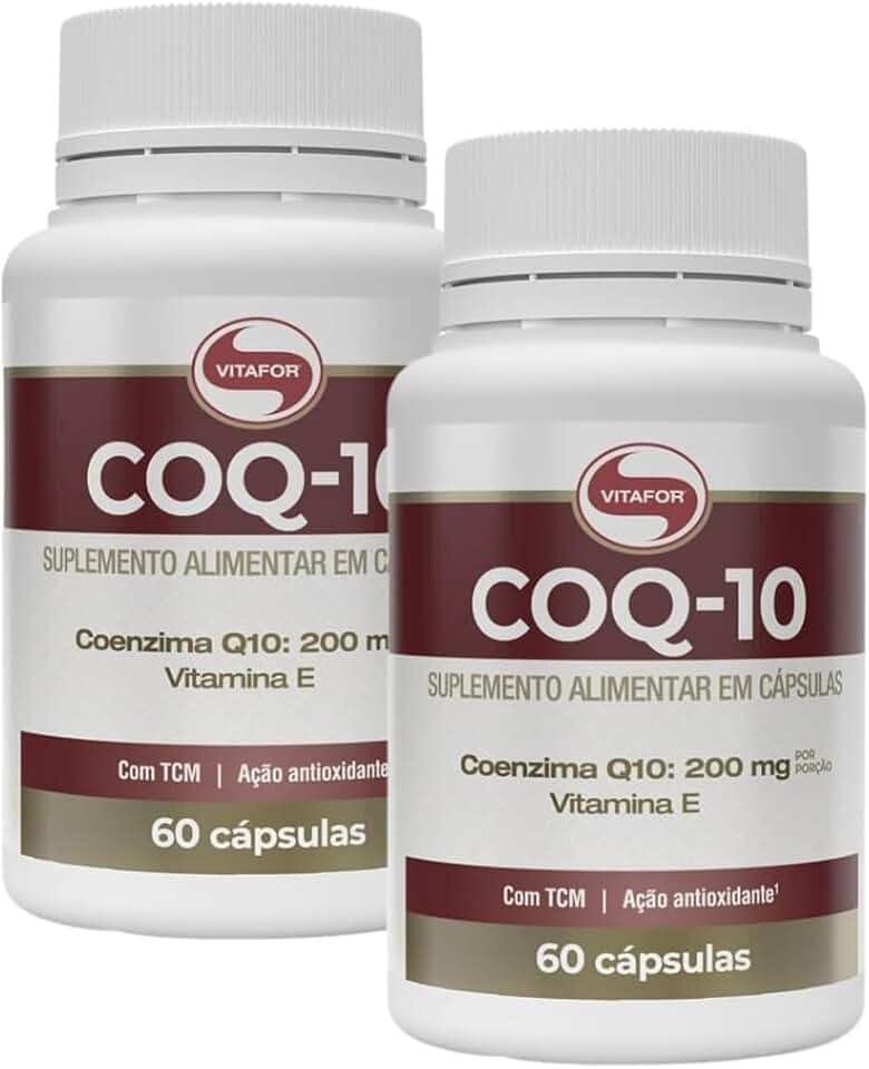 COQ 10 (coenzima Q10) - 2 unidades de 60 cápsulas - Vitafor