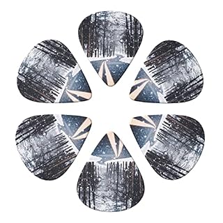 Snow Street Lot de 6 médiators pour guitare acoustique, guitare électrique, basse, ukulélé – fins, moyens et épais - Les Beatles, Paul McCartney, John Lennon, RIngo Starr, George Harrison Snow Street Lot de 6 médiators pour guitare acoustique, guitare électrique, basse, ukulélé - fins, moyens et épais – Image 4