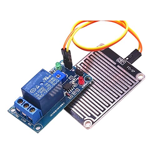 10pcs/lot DC 12V Rain Water Sensor Module + Relay Control Module for Arduino Robot kit
