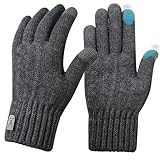 Meilleur cadeau d'hiver : un merveilleux gant en tricot parfait pour la conduite d'hiver, la course, la randonnée, le cyclisme, la promenade du chien et d'autres activités de plein air d'hiver. De vos trajets quotidiens aux aventures en plein air, ces gants sont conçus pour garder vos mains au chaud pendant une série d'activités. Un compagnon parfait pour les femmes et les hommes en hiver plus froid, également comme cadeau de Noël, cadeau d'anniversaire pour les amis, la famille ou les amoureux.