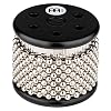 Cajon Turbo Cabasa Shaker Effect with Sound Ports Plus Hook-And-Loop Adhesive Disc, Mountable