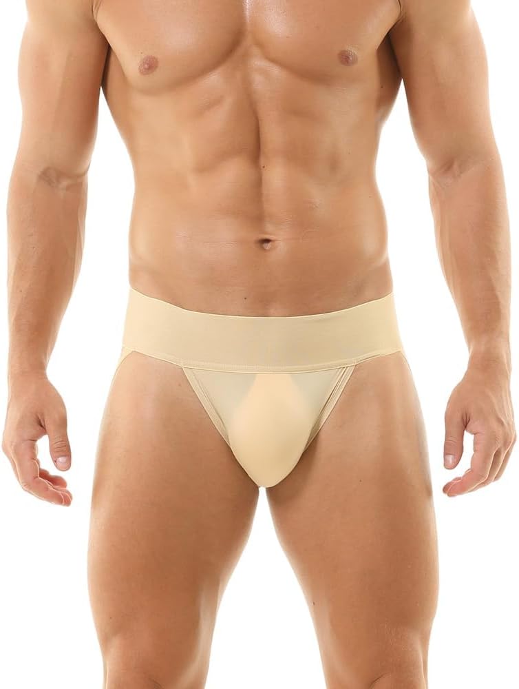 BRODDLE Men's Jockstrap Nylon Pouch 2.5 Inch Wide Band Performance Workout Daily Sports Athletic Supporters - Image 2