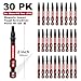 Geinxurn 30 Pieces T10 Impact Tough Magnetic Screwdriver Bit Set, 2 In. #10 Torx Head Power Bit Set, S2 Alloy Steel T10 Star Bit Set
