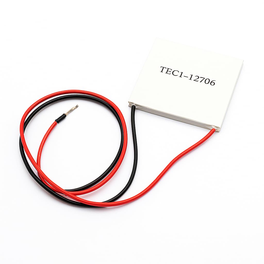 5 x Cella Peltier Dissipatore TEC1-12706, DC12V 60W Modulo Raffreddamento Termoelettrico 40mm x 40mm