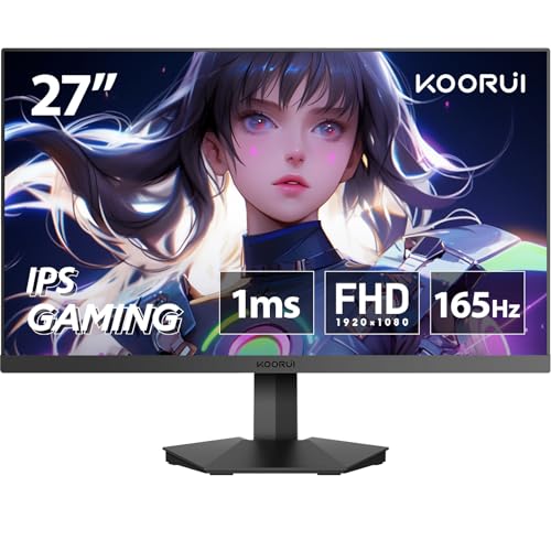 Amazon.co.jp: KOORUI ゲーミングモニター 27インチ モニター IPS FHD
