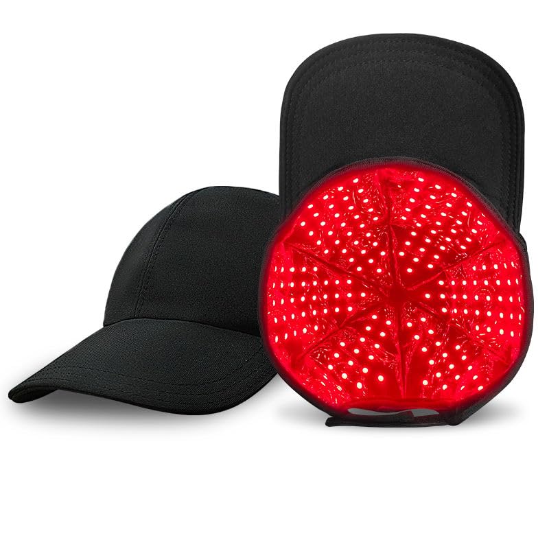 Image of Hairo Pro Red Light Therapy Cap with 180 Medical-Grade LEDs for Hair Growth - Professional 660nm , 850nm and 940nm Infrared Light Therapy cap - Dormant Follicles Stimulator for Men & Women - Hair Regrowth Treatment