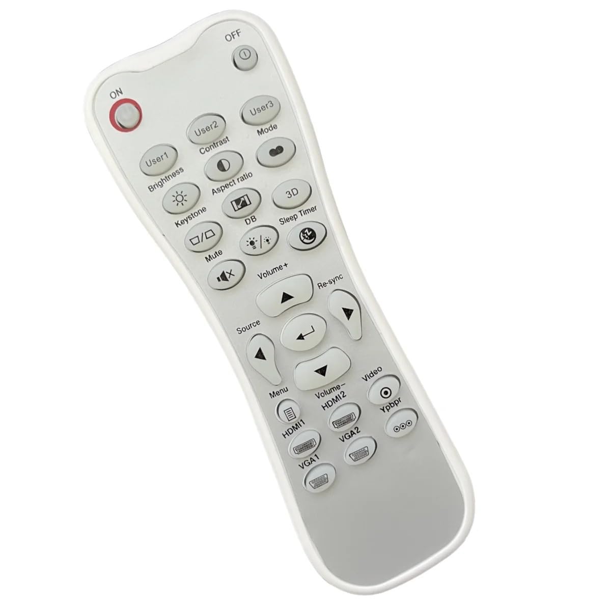 1 Mando a Distancia for proyectores Optoma HD29DSE, HD161X, HD151X, HD137X,HD140X,HD146X, GT1080Darbee, HD29Darbee, HD39Darbee, DH1008, DH1009