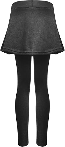 Miniatura 5 de COJCOIHN Leggings de falda para mujer forro polar de invierno 2 en 1 falda de tenis yoga pantalones de Navidad con estampado de girasol