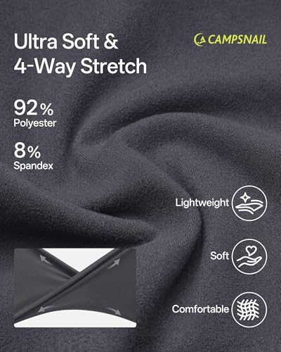 CAMPSNAIL Joggers for Women with Pockets - 27"/20" Womens Sweatpants Yoga Lounge Relaxed-fit Pants for Workout Running — view 3