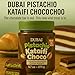Ceres Gourmet Dubai Spreadable Chocolate– Pistachio Spread with Roasted Phyllo Kataifi, Gourmet Breakfast Choco, Crunchy Dubai Filling (9.7 Oz)