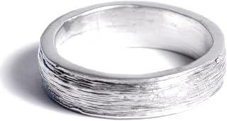 Pirantin 10th Anniversary Tin Ring - Mens - Inscribed with Ten Years, Free Resize