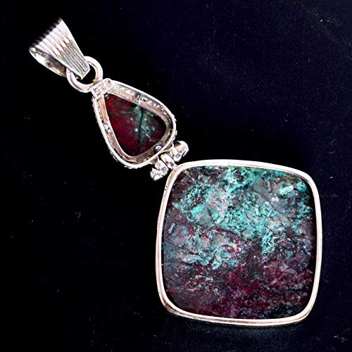 Pendentif en jaspe Sonora argent 925 fait main, bijou d'exception - 2
