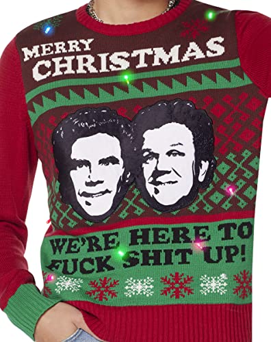 Spencer's Step Brothers Light-Up Ugly Christmas Sweater | Light-Up Christmas Sweater3