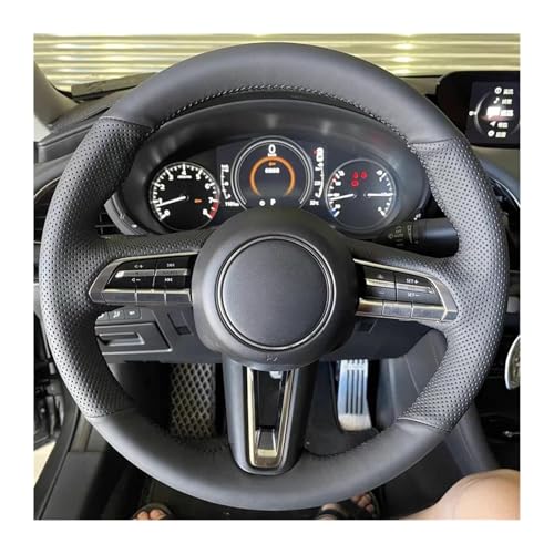 �X�e�A�����O�z�C�[���J�o�[ �X�e�A�����O�z�C�[���J�o�[�}�C�N���t�@�C�o�[�v�J�[�A�N�Z�T���[ �ɓK������ �}�c�_ 3 �A�N�Z�� 2019 2020 CX-30 MX-30 �Ԃ̕ی�J�o�[(���F)