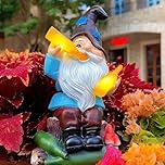 Birthday Gifts for Mum Unique,Gnomes Gifts for Women,Funny Garden Gnomes Ornaments outdoor, Solar Gnome Garden Lights, Garden Gift for Women, Presents for Mum, Grandma