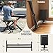 CAHAYA Keyboard Stand and Bench Set: 13~39 Inch Wide Adjustable Height Heavy Duty Portable Piano Stand and Bench with Locking Straps Double-X 7-Level Adjustable for 61 76 88 Key Keyboards