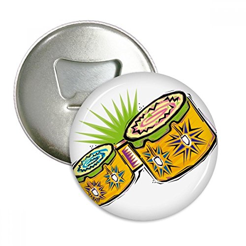 Décapsuleur aimanté et badge bouton argent pour ne plus chercher vos outils