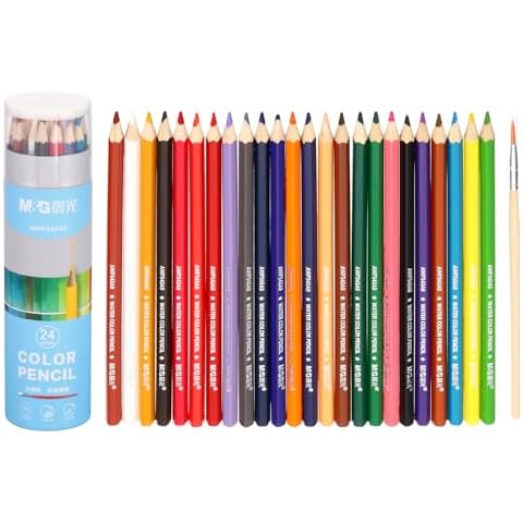 M&G 24 Colors Water Soluble Colored Pencils Set Cover