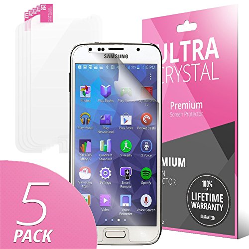 Galaxy S6 Screen Protector [5 Pack] Cellto Premium Ultra HD [Diamond Clear] Screen Protector [99% Transparency]