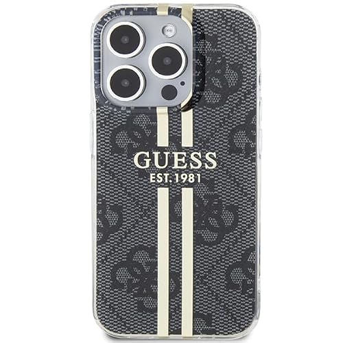 Guess IML 4G Gold Stripe Coque iPhone 15 Pro - vue 4