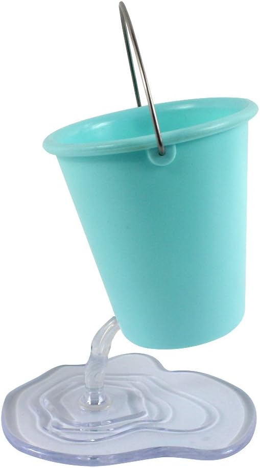 Creative Pencil Holder, Design Floating Bucket Pen Case Container Ideal Desk Accessory, Cute Pencil Holder for Desk,Blue : Office Products
