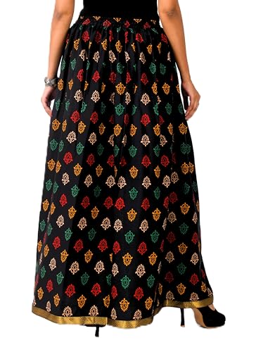 Image of Premium Polyester Long Skirt for Women, Free Size