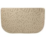 Creproly Indoor Doormat 30"x18" Front Door Mat Rubber Backing Non Slip Absorbent Mud Dirt Trapper Do
