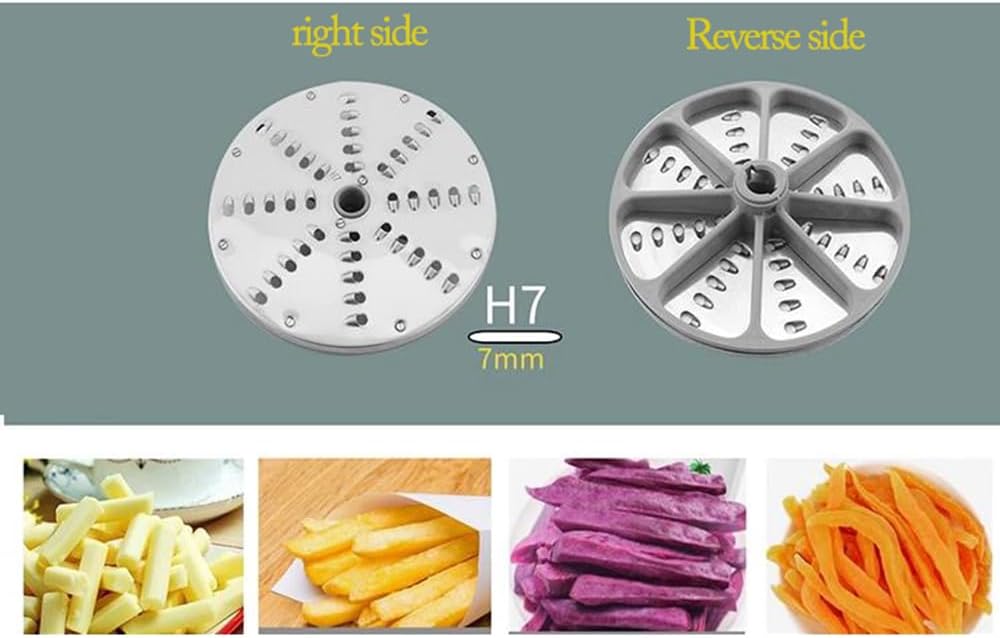 Aimeryup HLC-300 electric multi-functional vegetable cutter Kitchen slicing potato slicing cheese grater (220v), large