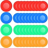 40 Pack Stethoscope Head Cover Protector Soft Silicone Stethoscope Spare Parts Disposable Replacement Stethoscope Diaphragm Covers Accessories Kit Supply for Hospital Doctor Nurse, 4 Colors