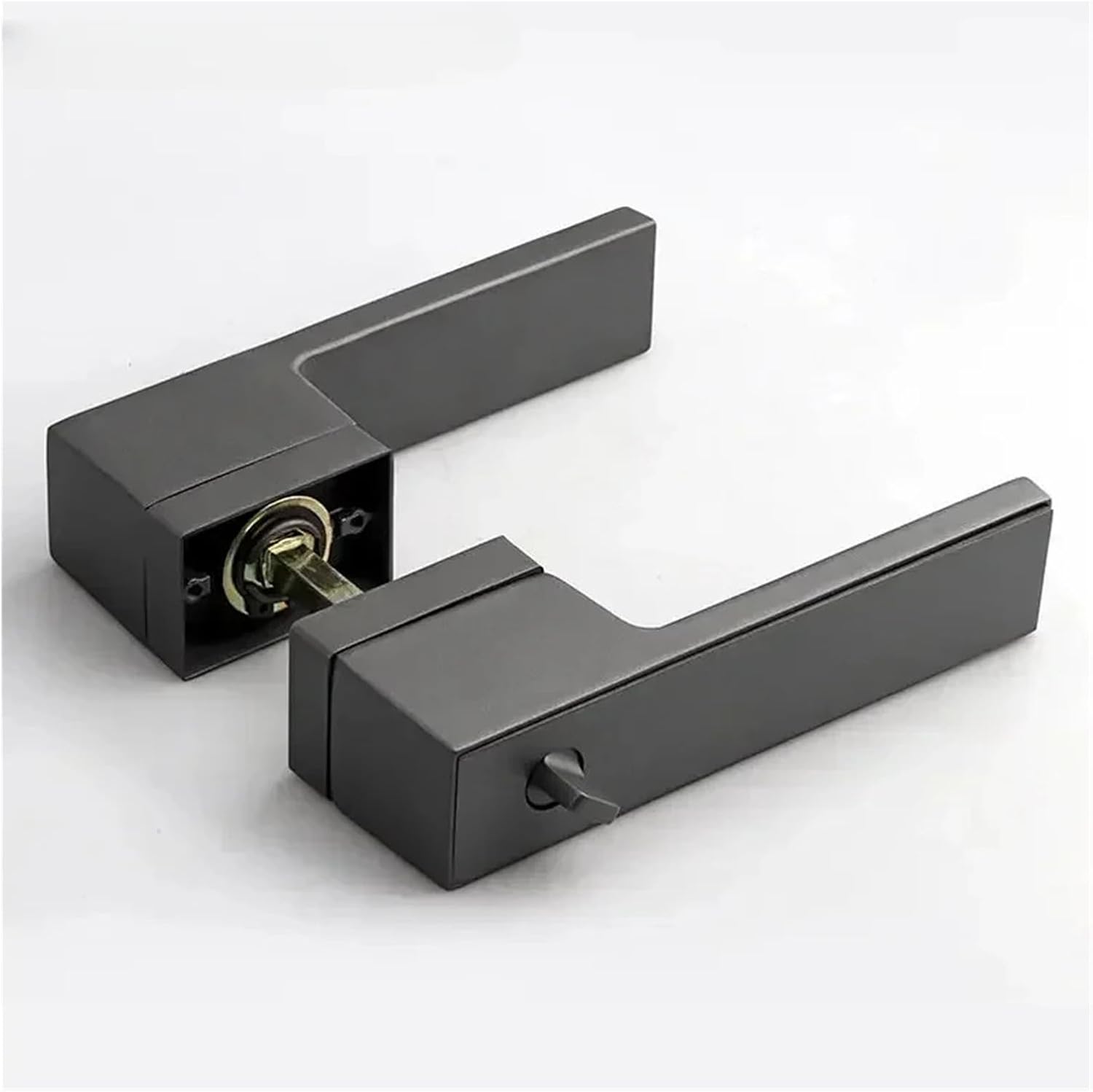 1 Set of zinc Alloy Door Lock Silent Indoor Single Tongue Lock Cylinder Lock(3mm)