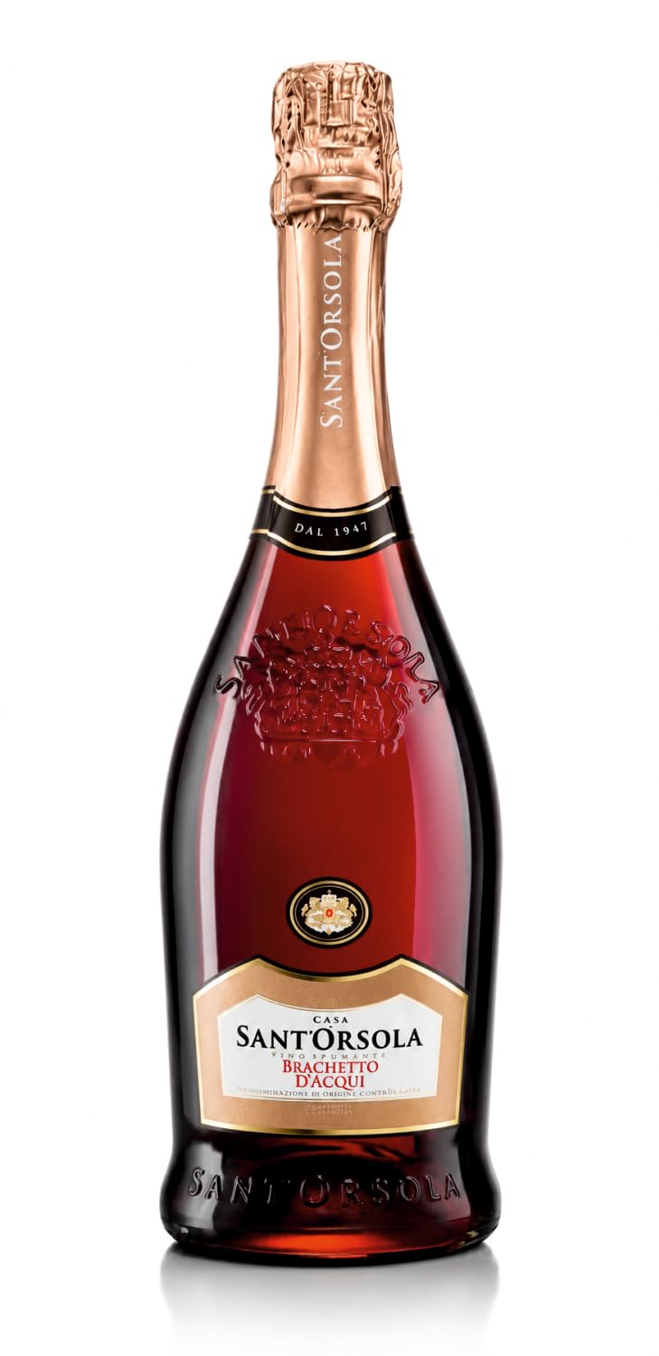 Sant'Orsola Brachetto d'Acqui D.O.C.G. Vin Doux Petillant Italien Set de 6 Bouteilles x 75 cl