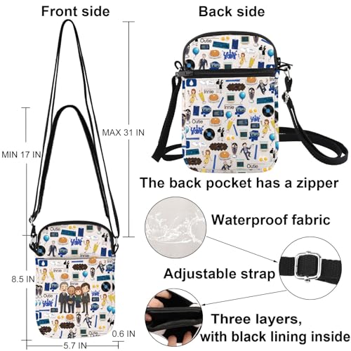 KEYCHIN Lumon Industries Crossbody Bag The Work Is Mysterious And Important Gifts Macrodata Refinement Shoulder Bag2